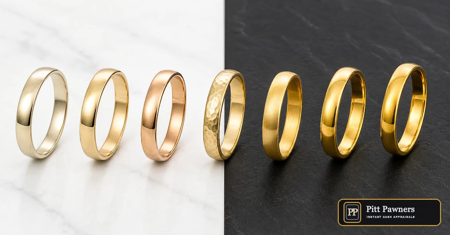 Pitt Pawners branded gold karat comparison